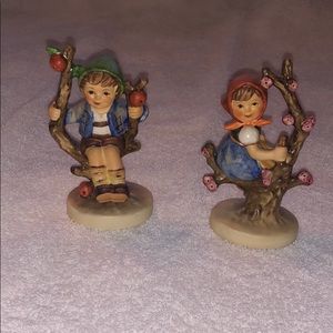 Hummel Boy and Girl in Apple Tree